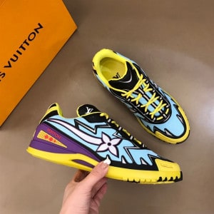 Louis Vuitton Sprint Sneakers In Yellow - LSVT118