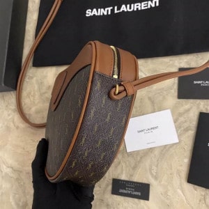 LE MONOGRAMME CŒUR BAG IN CANVAS AND SMOOTH LEATHER - WBY14