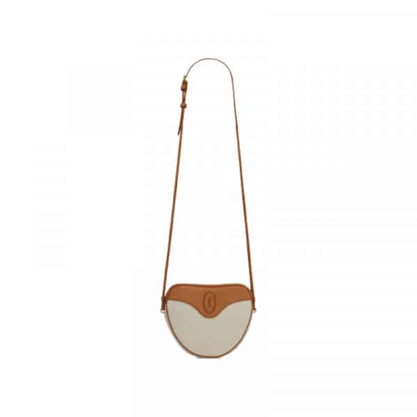 MONOGRAMME CŒUR BAG IN CANVAS AND VINTAGE LEATHER - WBY15