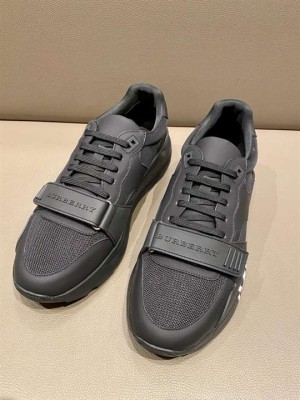 BURBERRY REGIS CHECK LACE-UP SNEAKER - BBR091