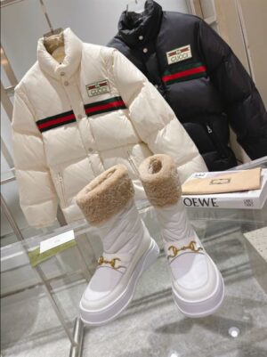 Gucci Horsebit chevron-quilted boots - GC201