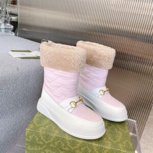 Gucci Horsebit chevron-quilted boots - GC205