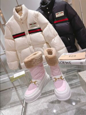 Gucci Horsebit chevron-quilted boots - GC205