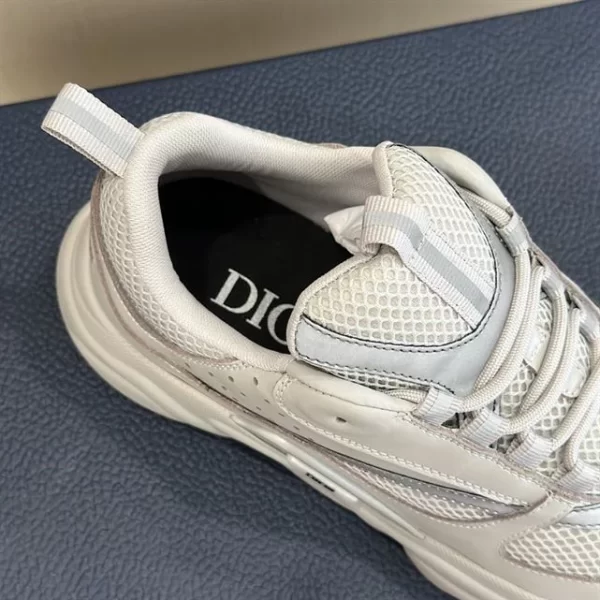 B22 SNEAKER DIOR GRAY TECHNICAL MESH AND SMOOTH CALFSKIN - CD131