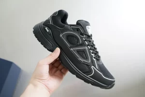 B30 LOW-TOP SNEAKER BLACK MESH AND TECHNICAL FABRIC - CD103