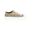 BURBERRY VINTAGE CHECK COTTON SNEAKERS - BBR121