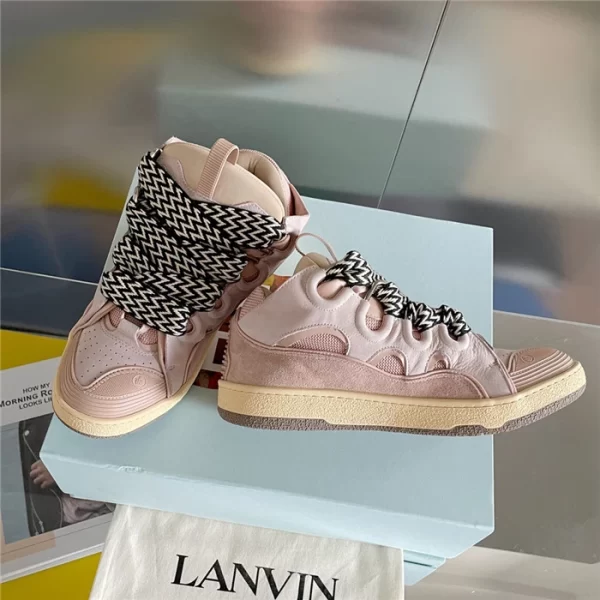 Lanvin Leather Curb Sneakers – LV007