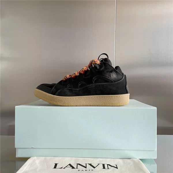Lanvin Leather Curb Sneakers – LV008