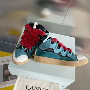 Lanvin Leather Curb Sneakers – LV009