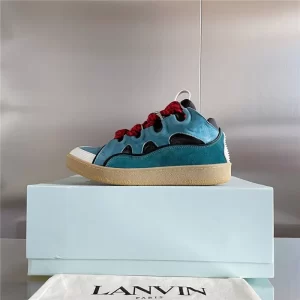 Lanvin Leather Curb Sneakers – LV009