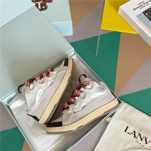 Lanvin Leather Curb Sneakers – LV012