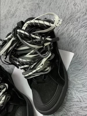 Lanvin Leather Curb Sneakers – LV016