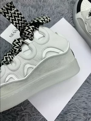 Lanvin Leather Curb Sneakers – LV018