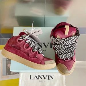 Lanvin Leather Curb Sneakers – LV022