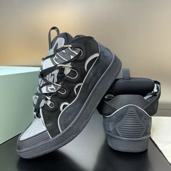 Lanvin Leather Curb Sneakers – LV032