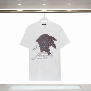 Amiri Eagle-Stamp Cotton T-Shirt - AMS042