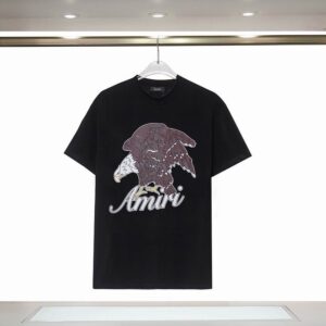 Amiri Eagle-Stamp Cotton T-Shirt - AMS043