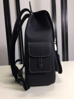 DIOR MAXI GALLOP BACKPACK BLACK GRAINED CALFSKIN - DR003